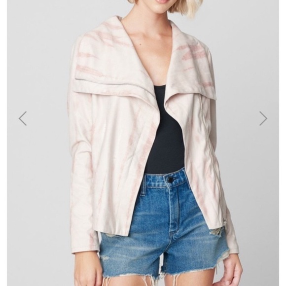 Blank NYC Jacket in Hippie Dippie Faux Suede Drape Front Full Zip New NW… - Picture 1 of 7